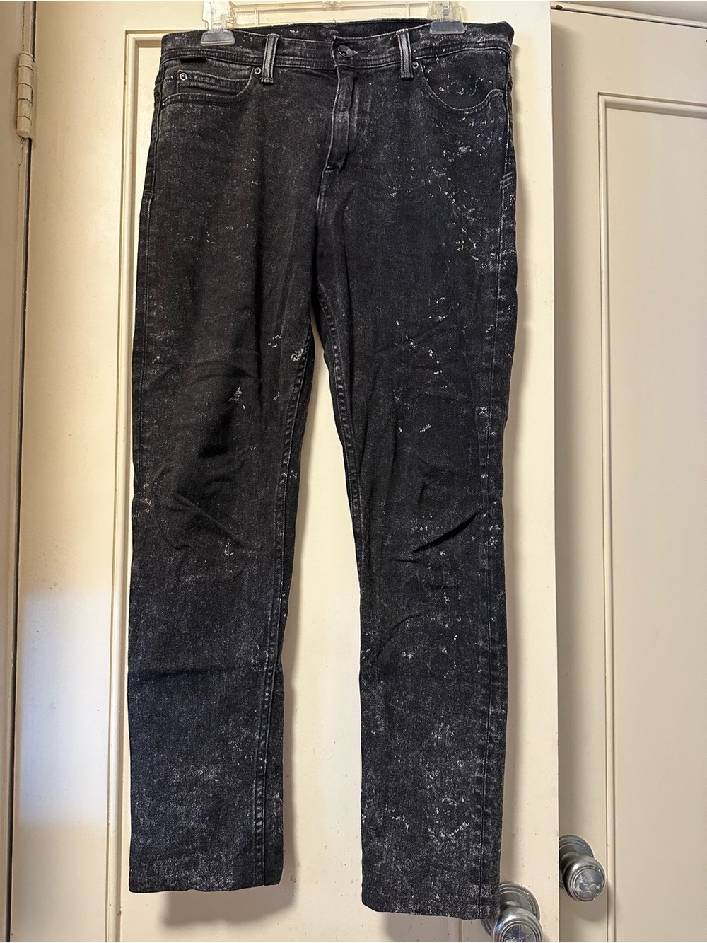 Men's BDG Skinny Stretch Paint Splattered Jeans